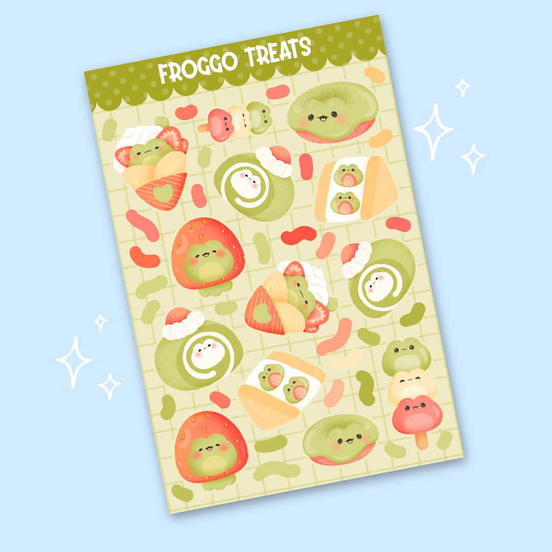 Froggo Sticker Sheet