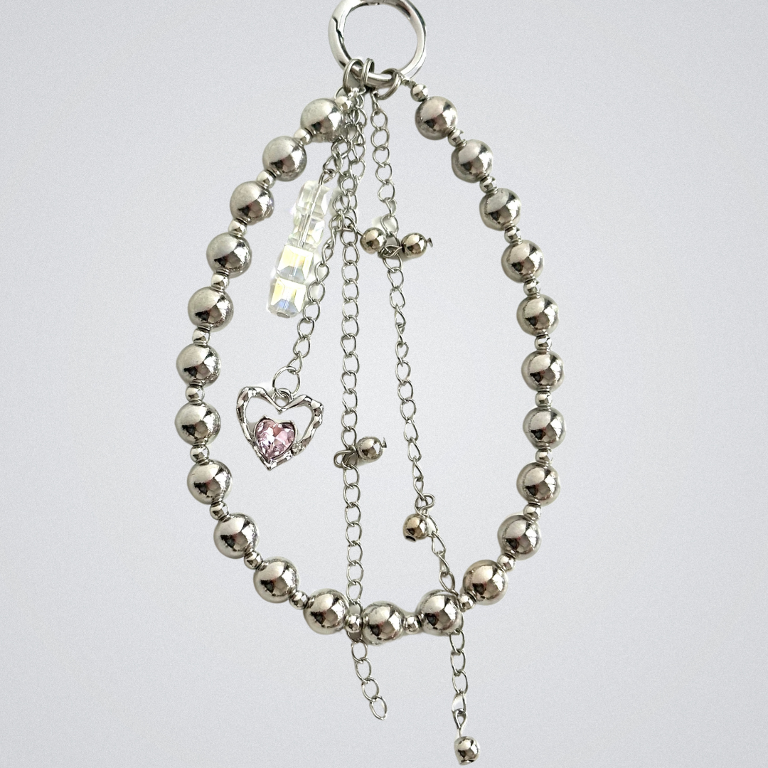 SIlver Love Spark Charm