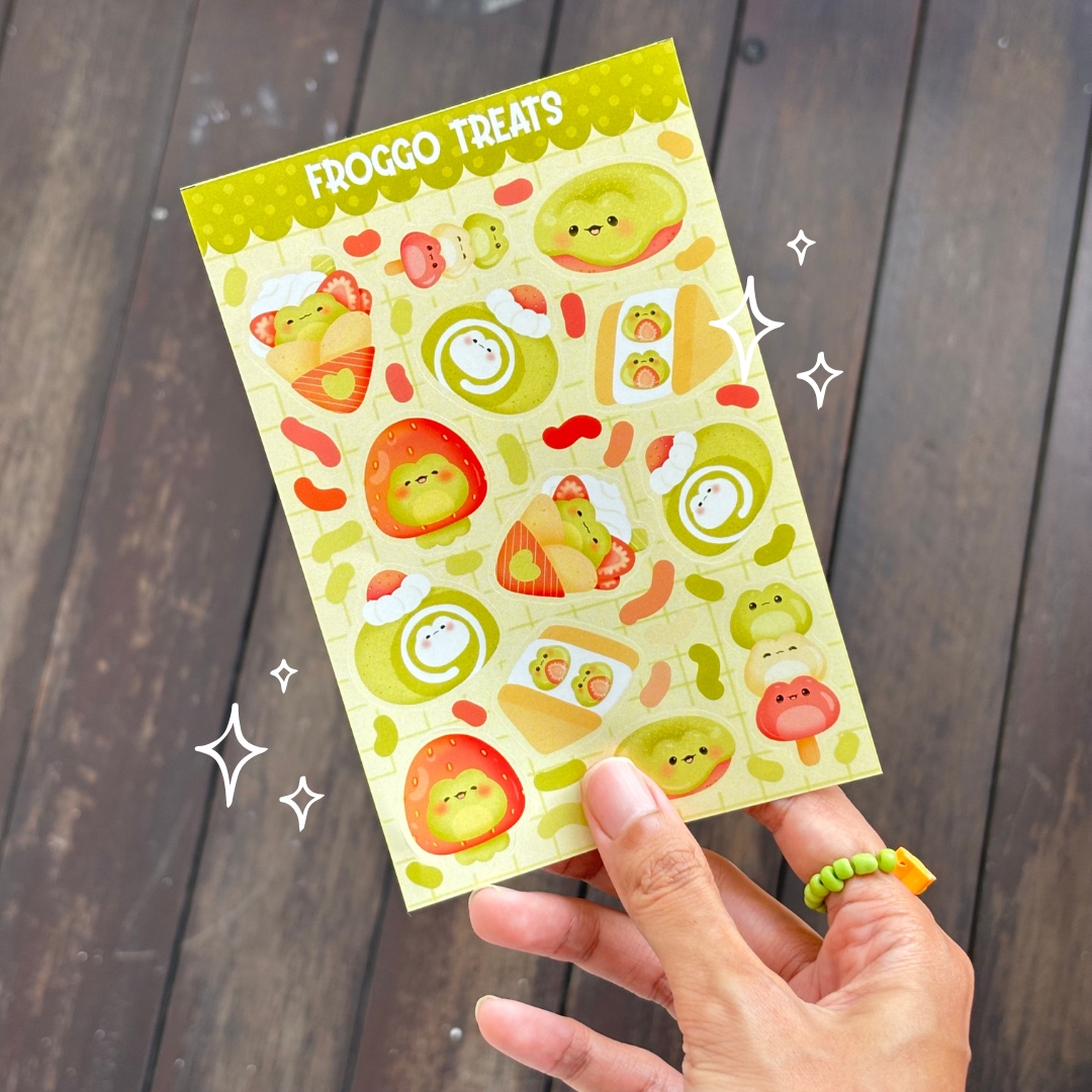 Froggo Sticker Sheet