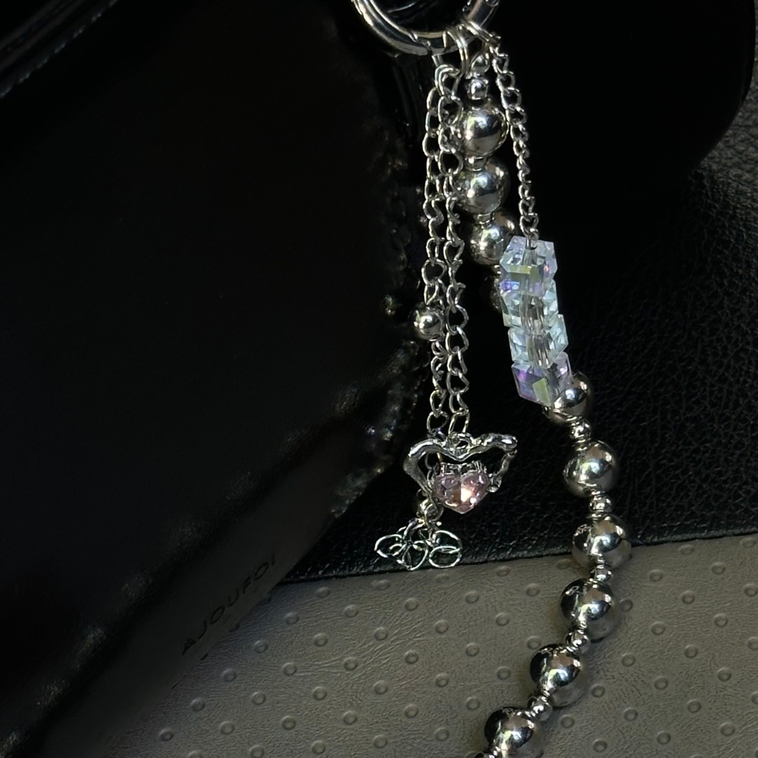 SIlver Love Spark Charm