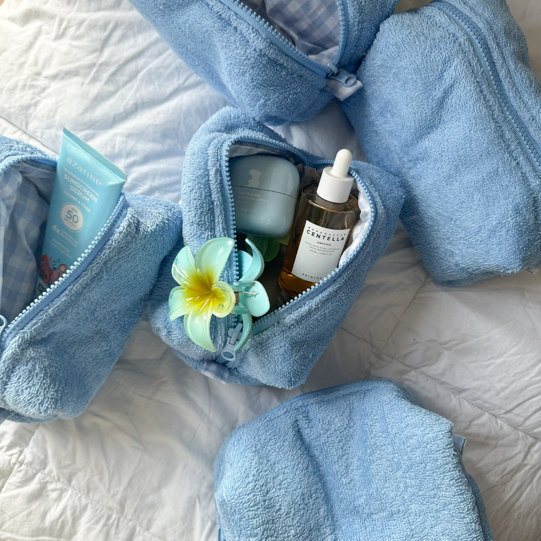 Misty Quilted Makeup Pouch