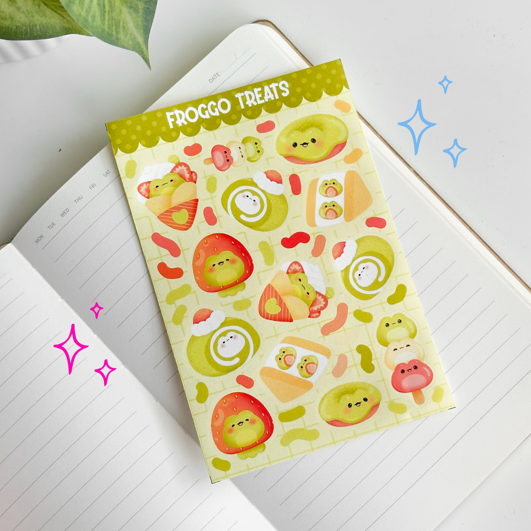 Froggo Sticker Sheet