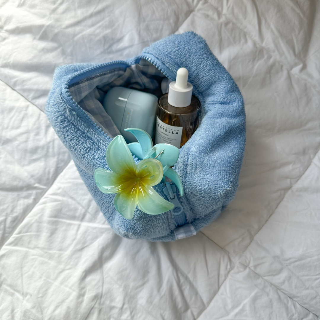 Misty Quilted Makeup Pouch