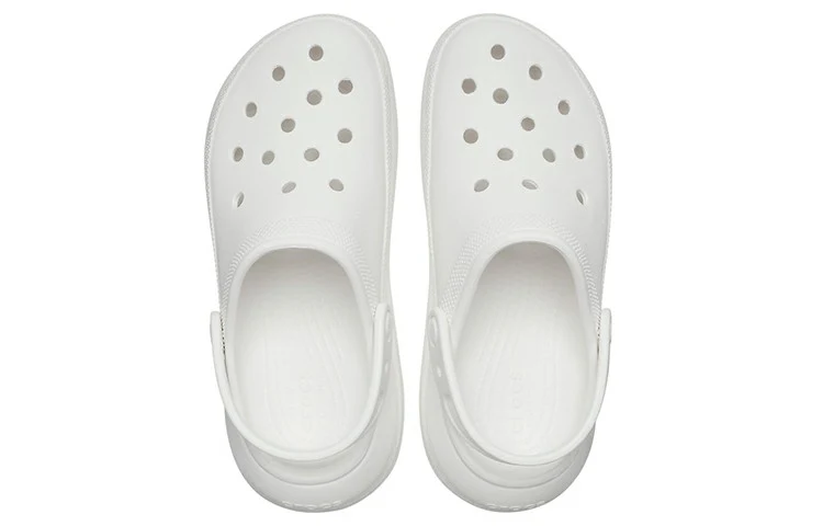 Classic platform clog 'White'