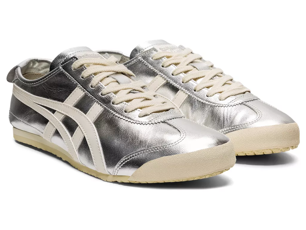Tiger Mexico 66 Silver Sneaker
