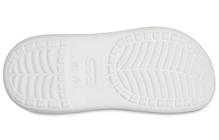 Classic platform clog 'White'