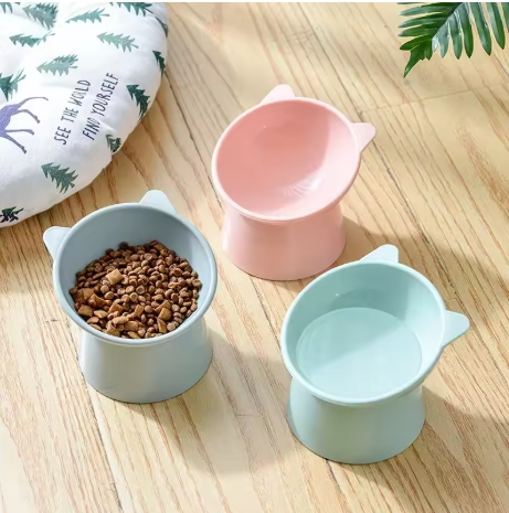 Cute Cat Ear Pet Bowls
