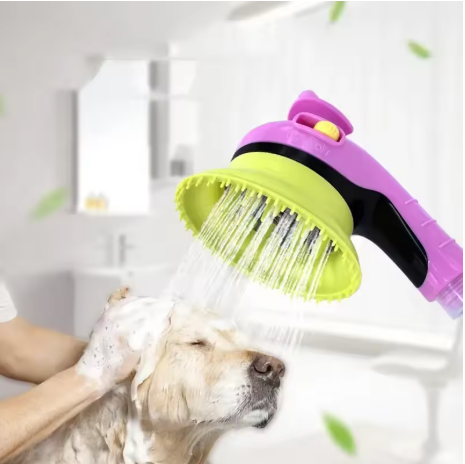 Pet Shower Sprayer Brush