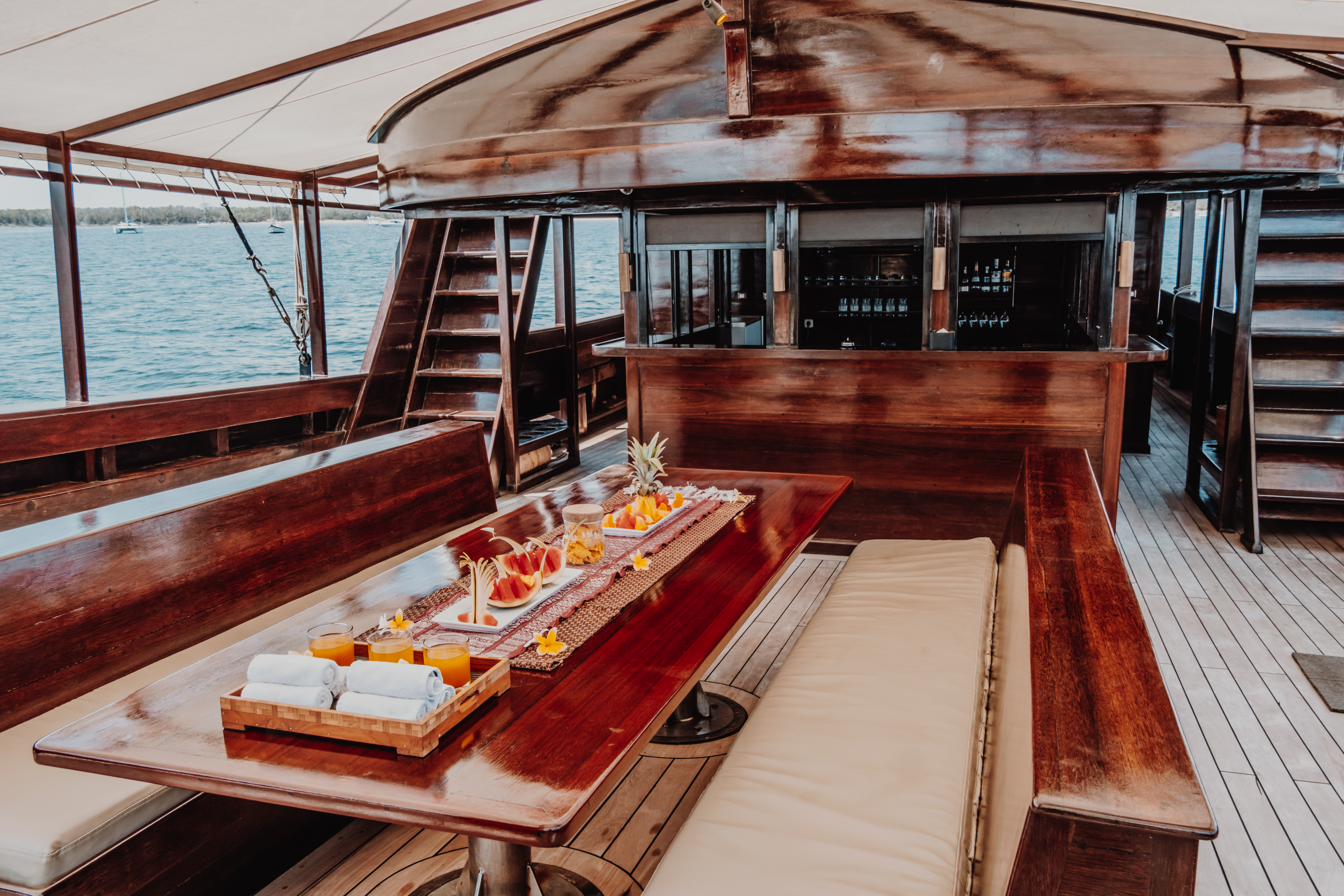 Classic Wooden Sailboat
