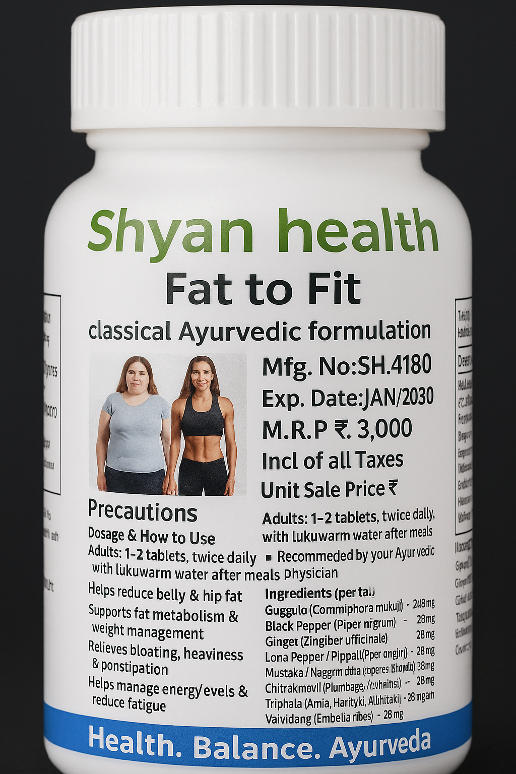 Shyan Health Fat to Fit Tablets