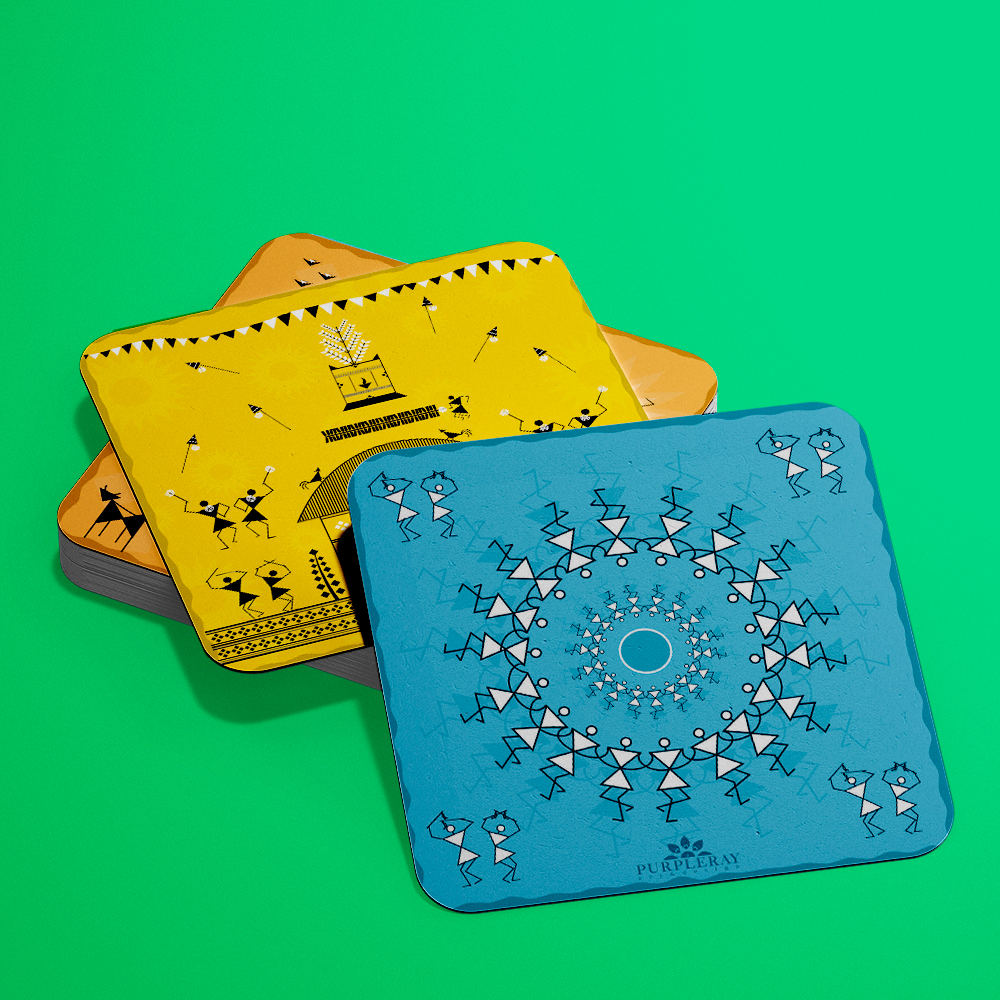 Coasters - Traditional Warli Art