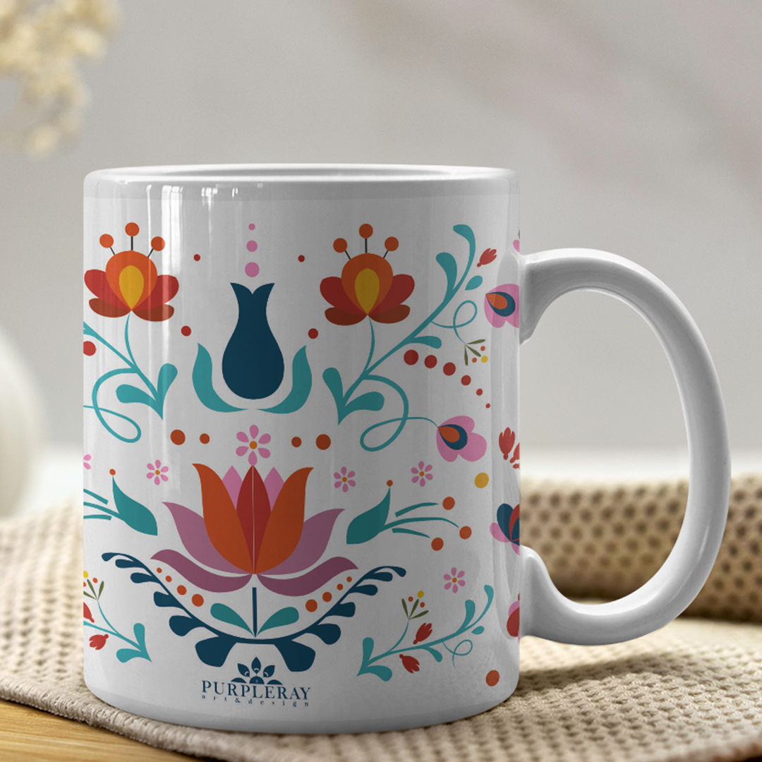 Coffee Mugs - Colorful Motifs
