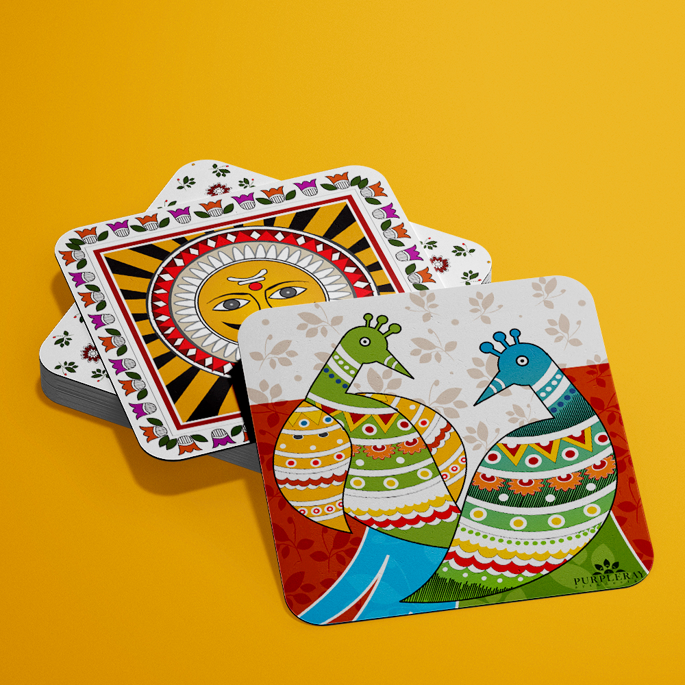 Coasters - Traditional Madhubani Art