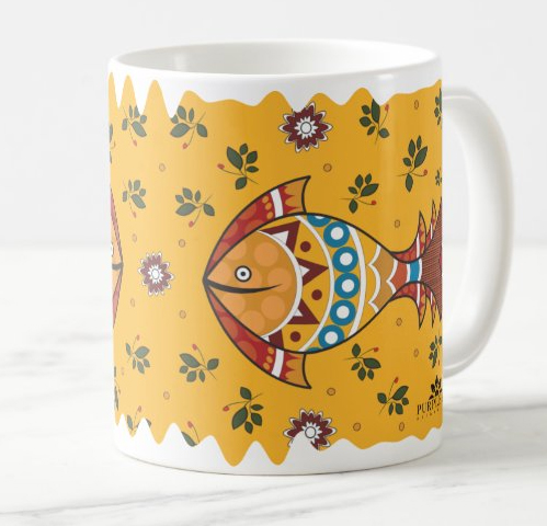 Coffee Mug - Madhubani Art