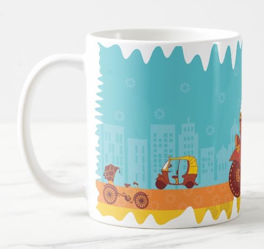 Coffee Mugs - Unique Indian Vehicles