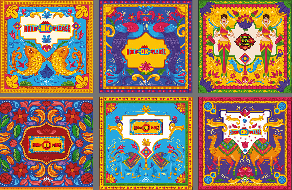 Coasters - Indian Truck Art