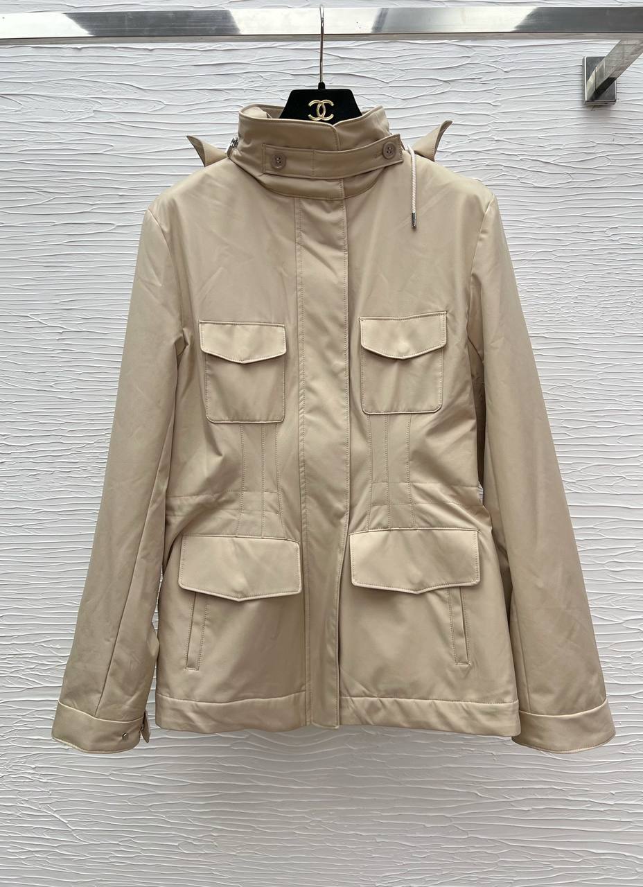 Beige Utility Jacket