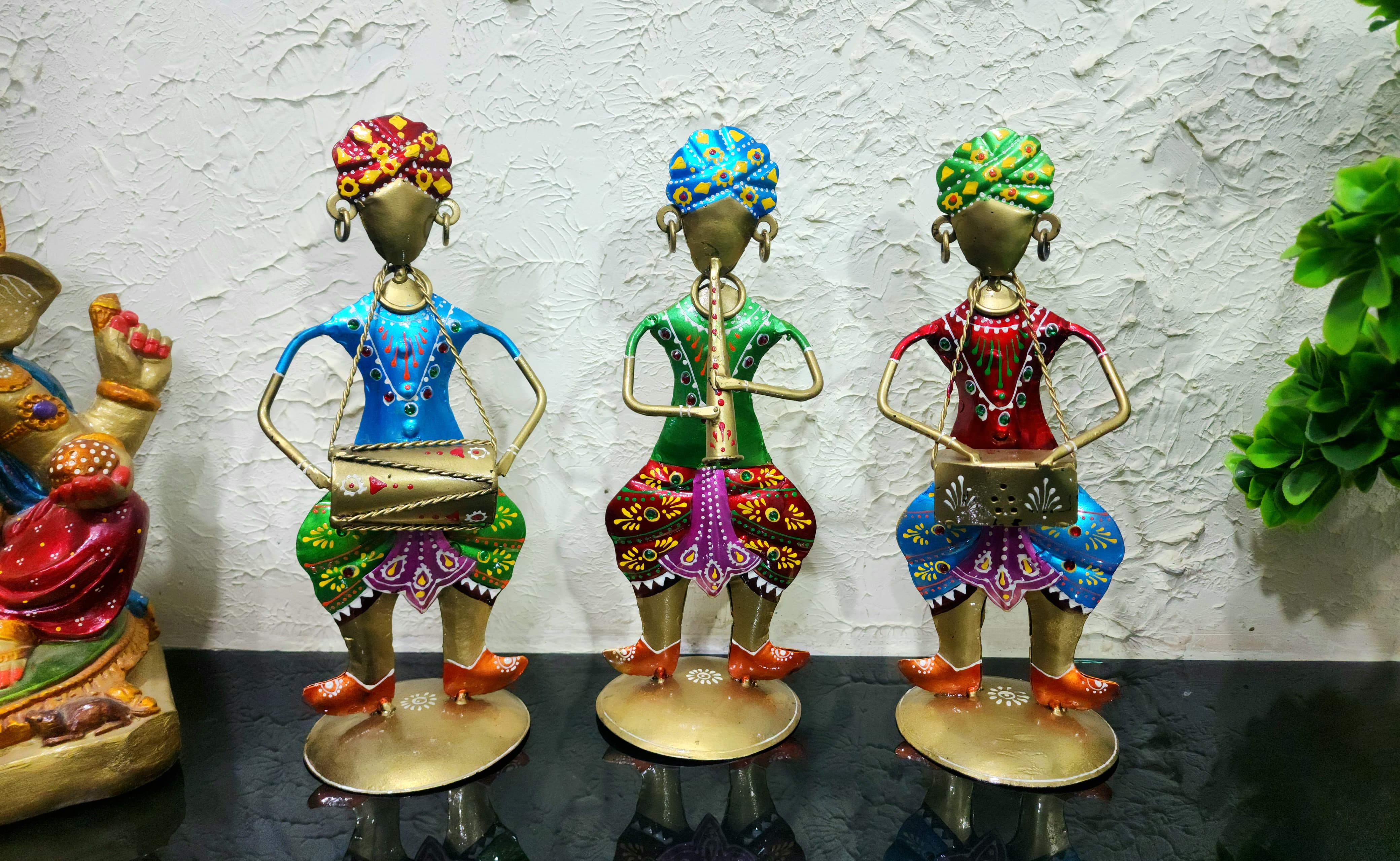Decorative Multicolour Panjabi Doll  s/3