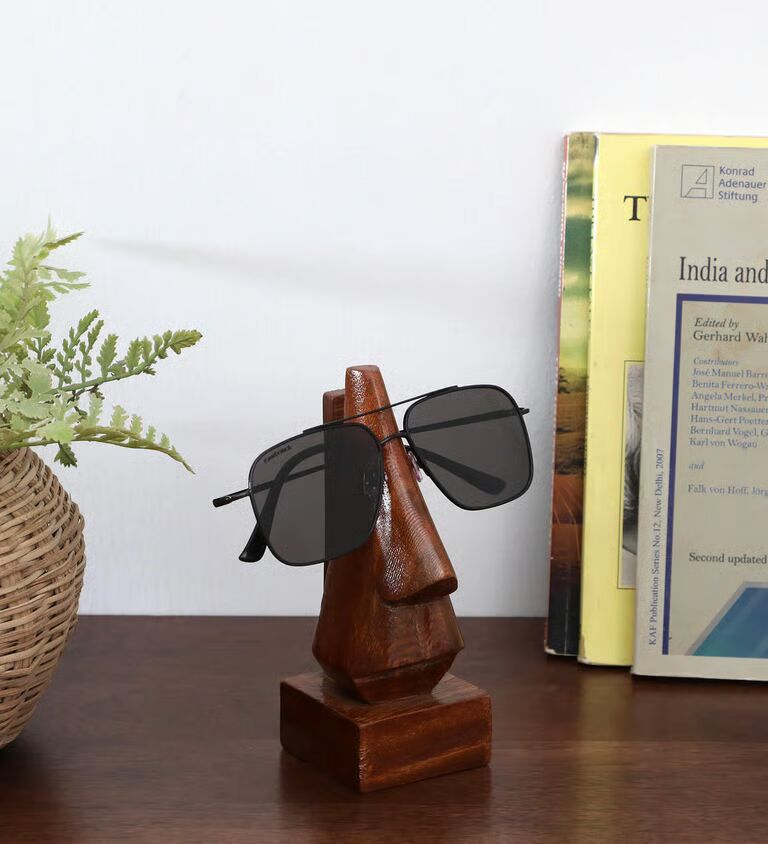 Goggles Multicolour Wood Desk Organizers