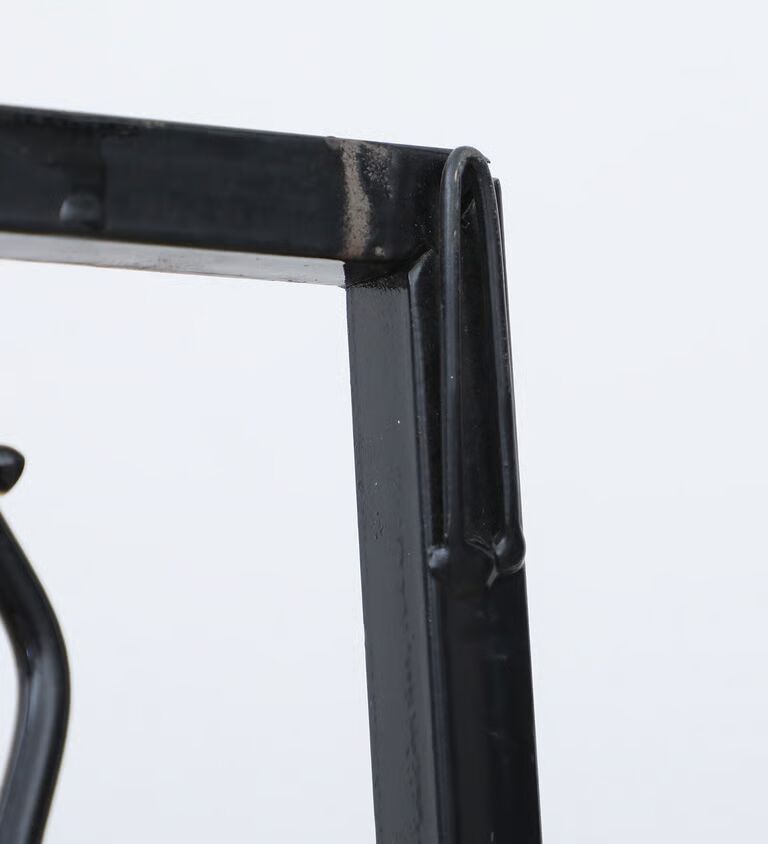 Decorative Dandiya Fram Multicolour Iron Wall Art