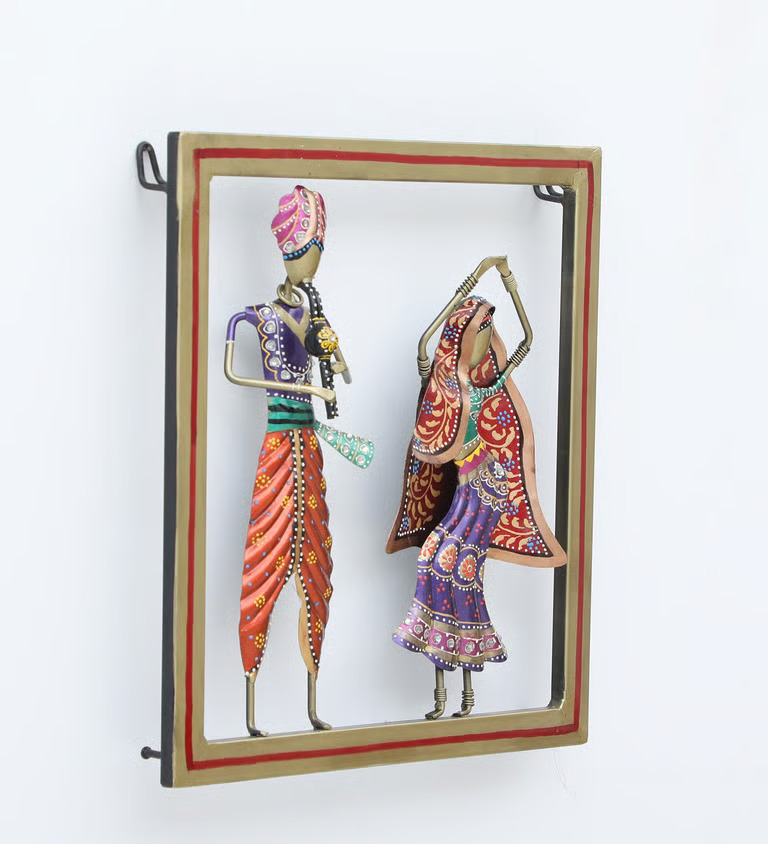 Decorative Villgers Fram Multicolour Metal Wall Art