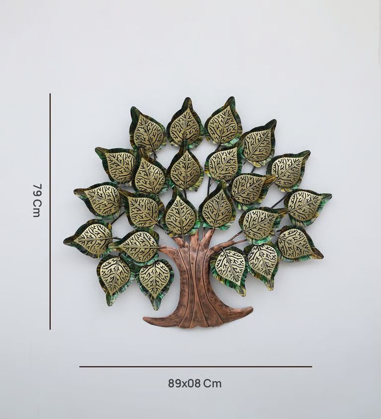 Tree Led Multicolour Iron Wall Art