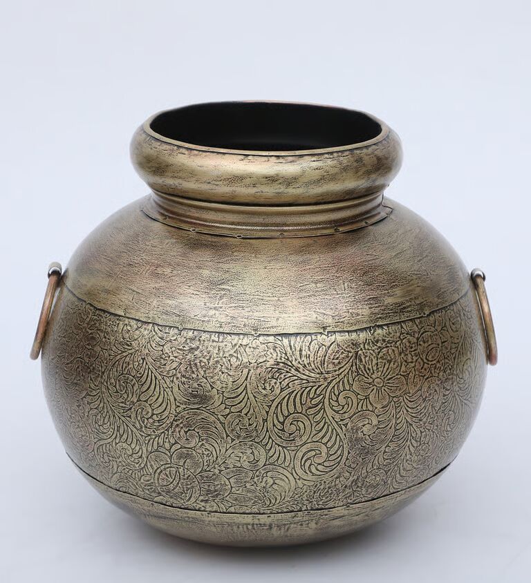 Decorative Multicolour Iron Desk Pots