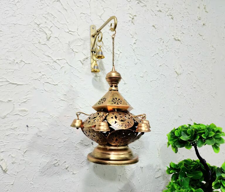 6 bell laltin table and wall decor haritaz look  tea light  s\2
