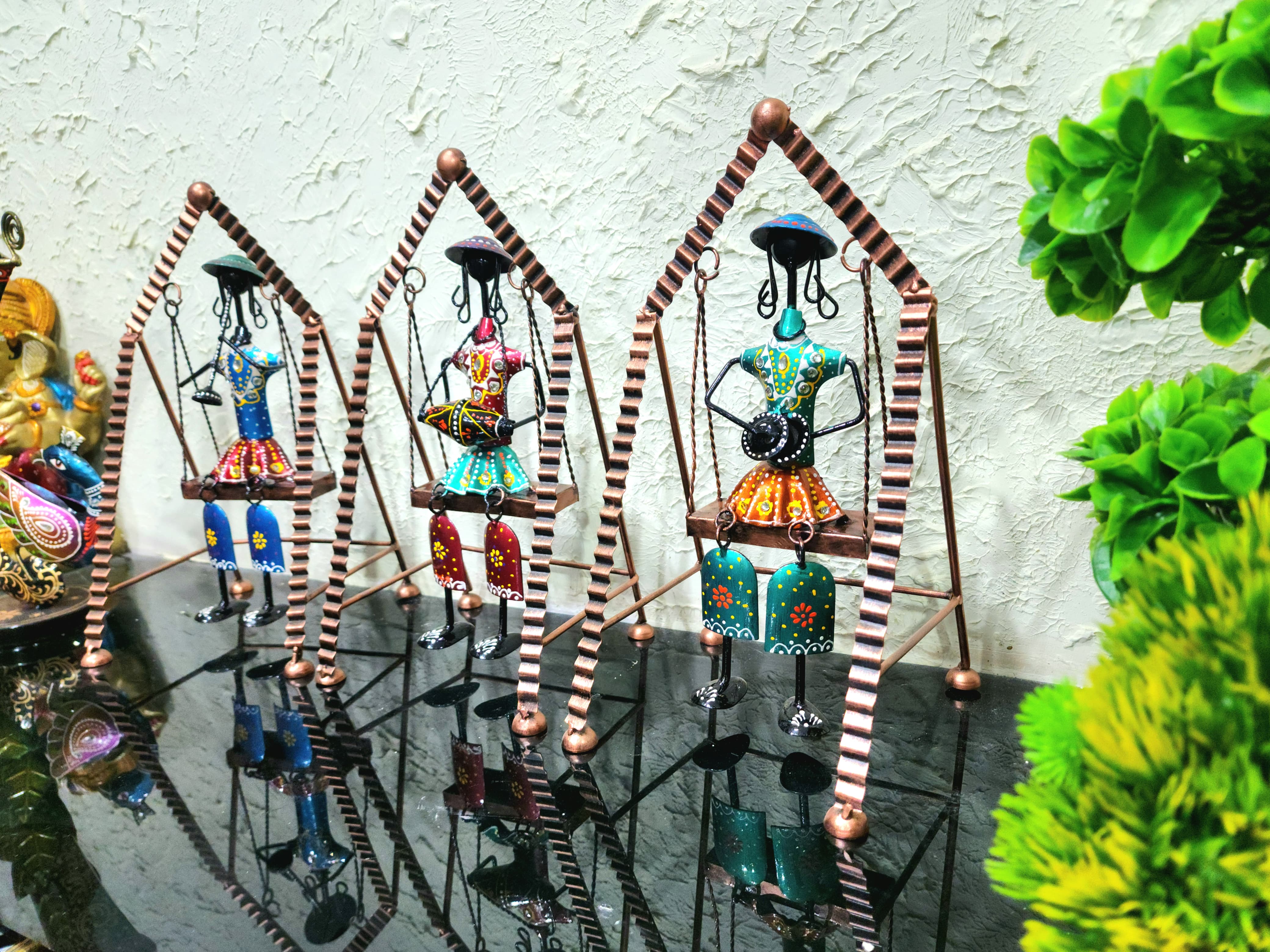 Decorative Multicolour Lady Hanging Jula s/3  