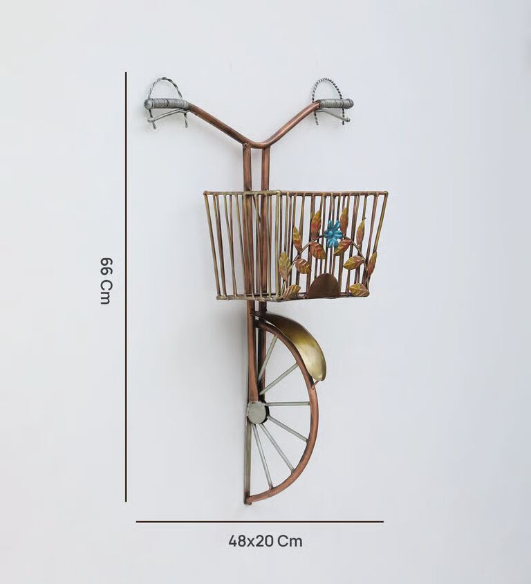 Basket Seq Multicolour Iron Key Holder