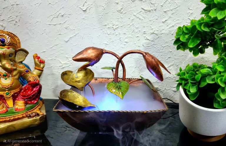 DECORATIVE MULTICOLOUR FOUNTAIN