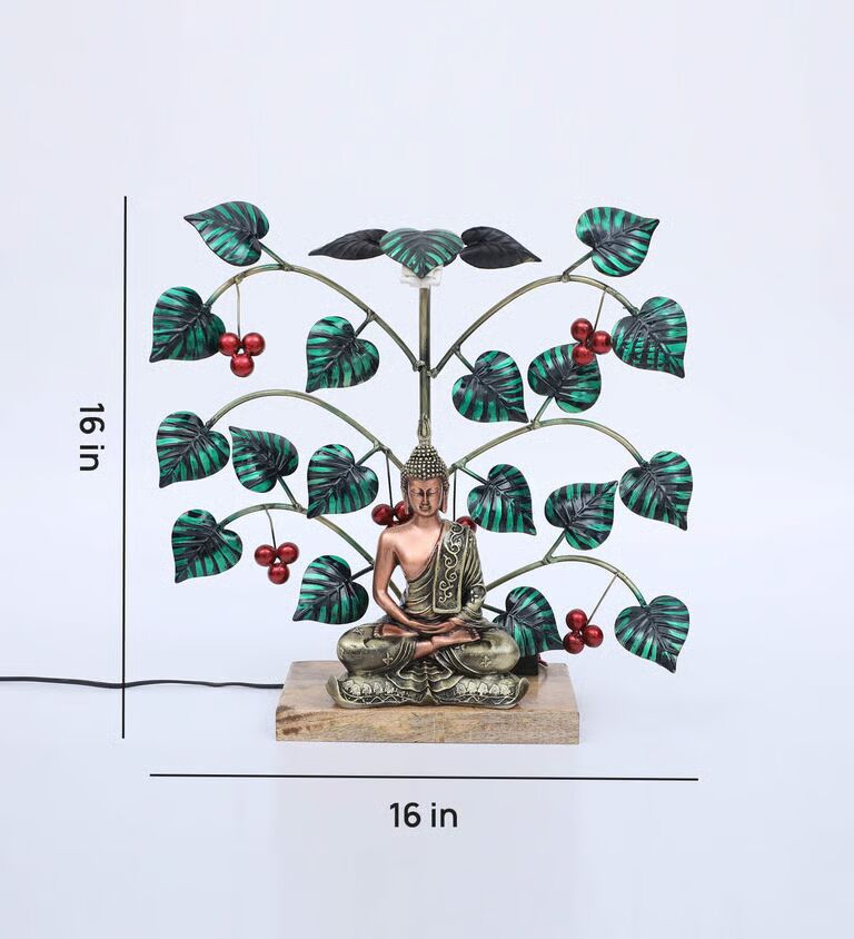 Buddha Tree Multicolour Iron Idol