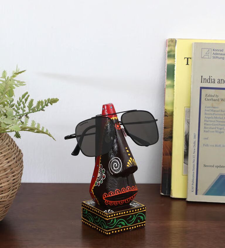 Goggles Multicolour Wood Desk Organizers