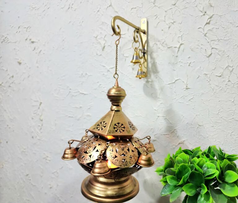 6 bell laltin table and wall decor haritaz look  tea light  s\2