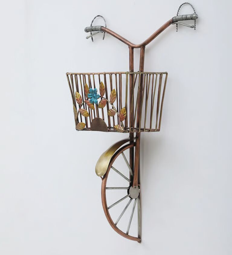 Basket Seq Multicolour Iron Key Holder