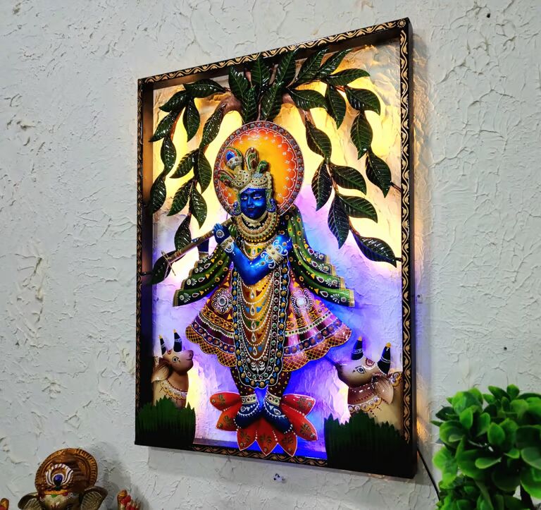 Decorative Multicolour Shinath ji