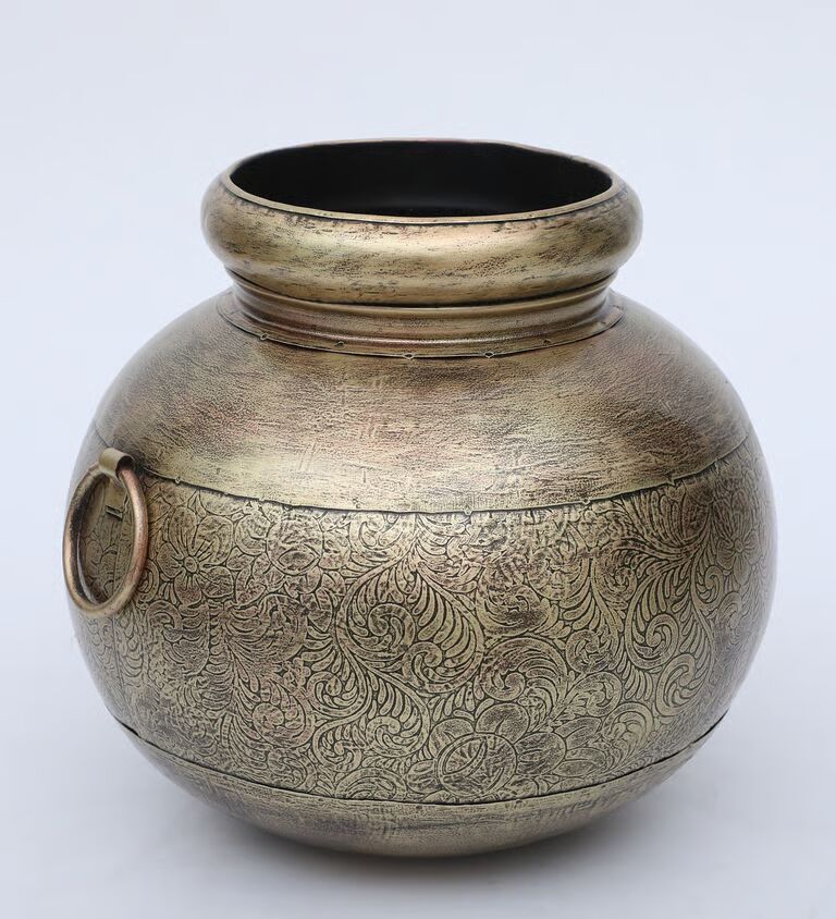 Decorative Multicolour Iron Desk Pots