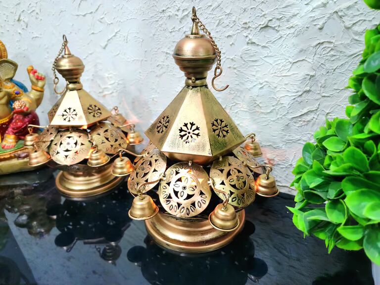 6 bell laltin table and wall decor haritaz look  tea light  s\2 