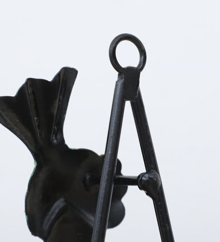 Decorative Panjabi Multicolour Metal Wall Art