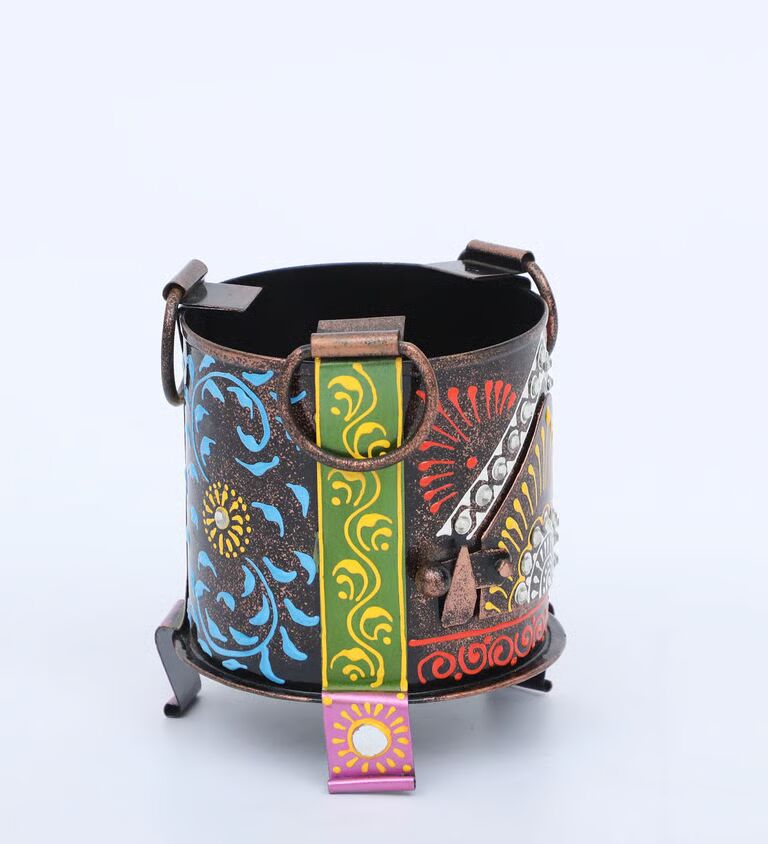 Sigdi Multicolour Metal Pen Stand