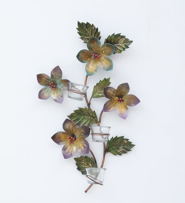 Decorative Multicolour Iron Table Tea Light Holder