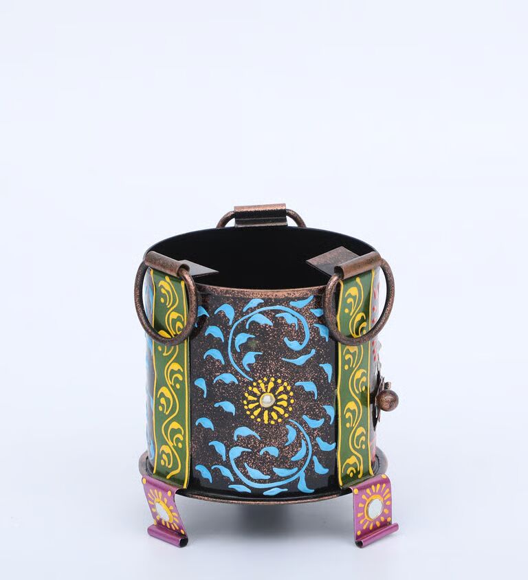 Sigdi Multicolour Metal Pen Stand