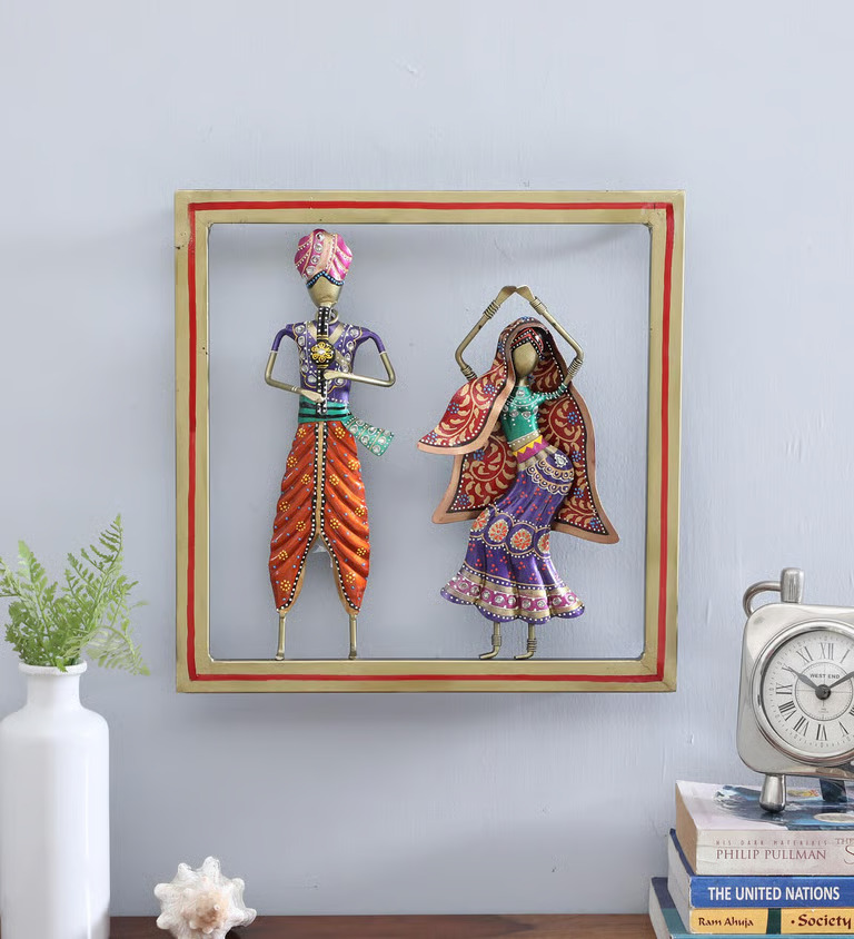 Decorative Villgers Fram Multicolour Metal Wall Art