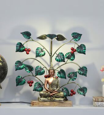 Buddha Tree Multicolour Iron Idol