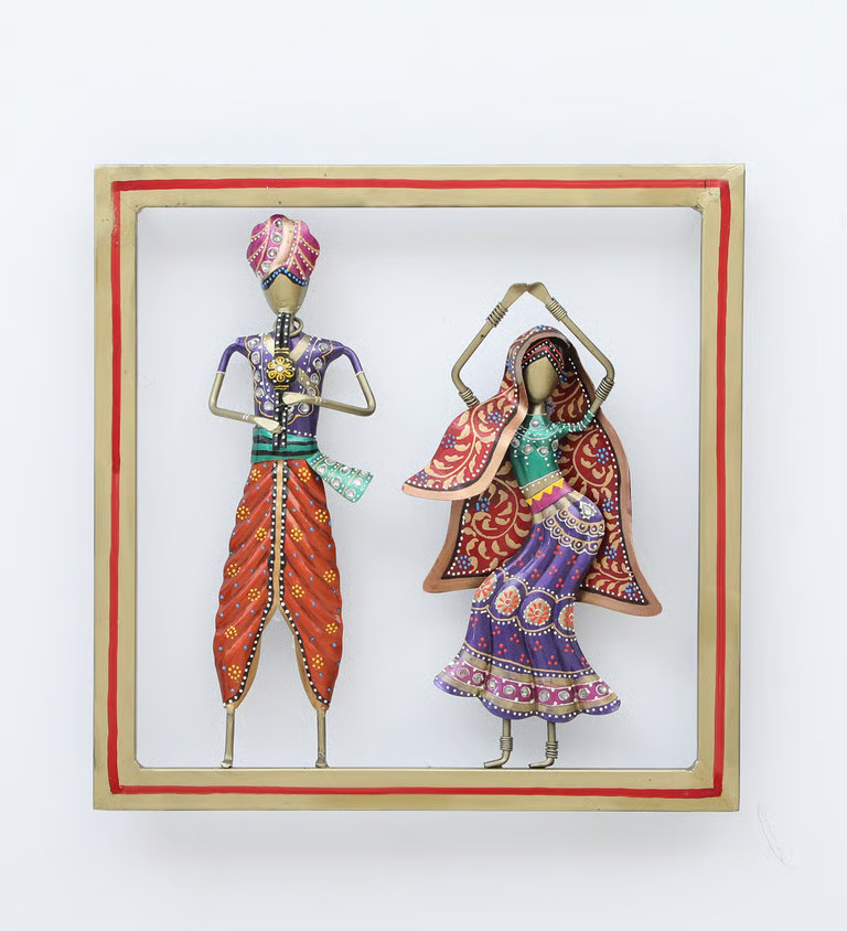 Decorative Villgers Fram Multicolour Metal Wall Art