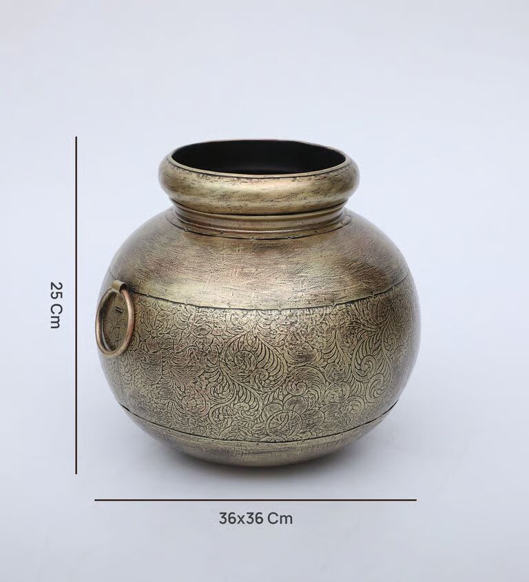 Decorative Multicolour Iron Desk Pots