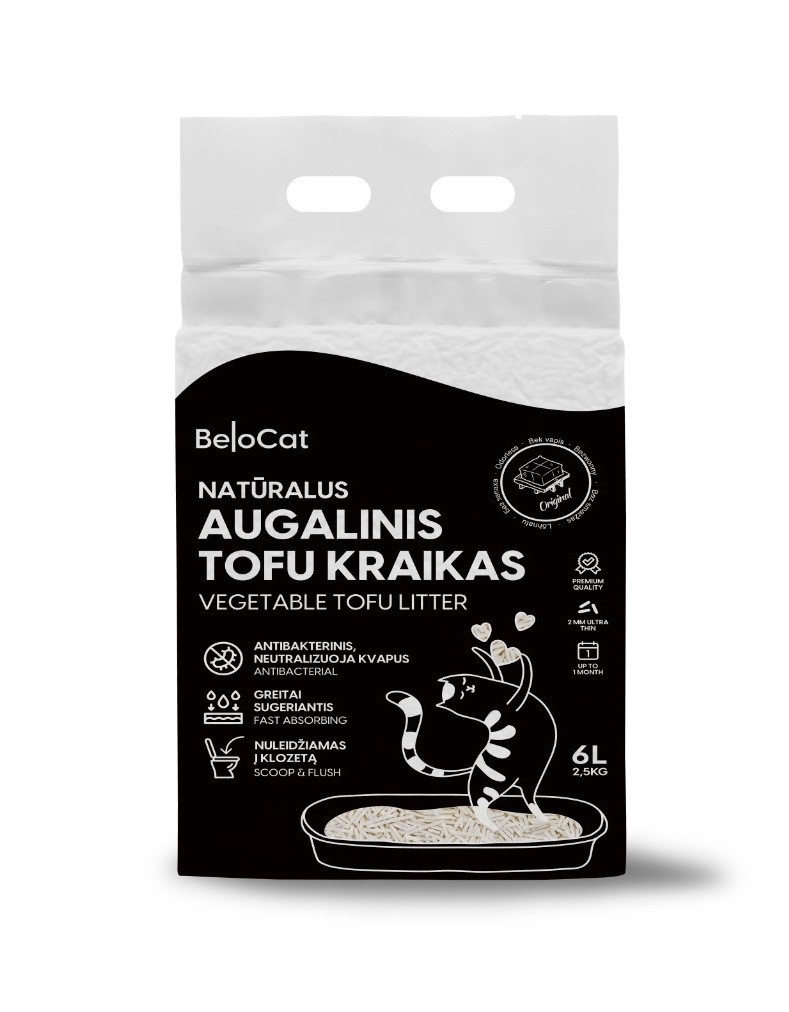 KAČIŲ KRAIKAS „Belocat” TOFU-6L/2,5Kg., (Original) 