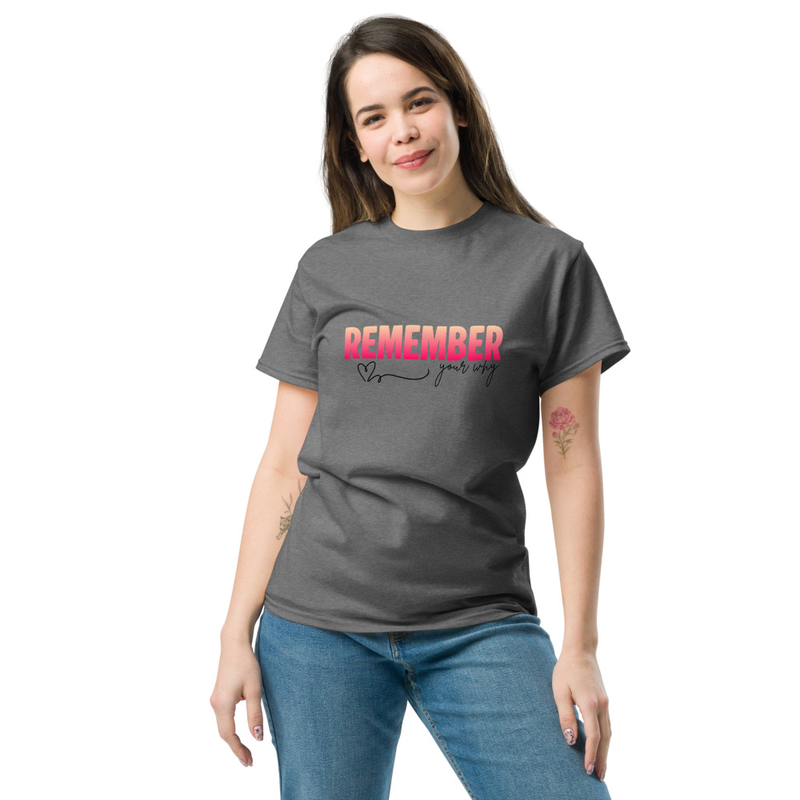 Remember your why classic tee