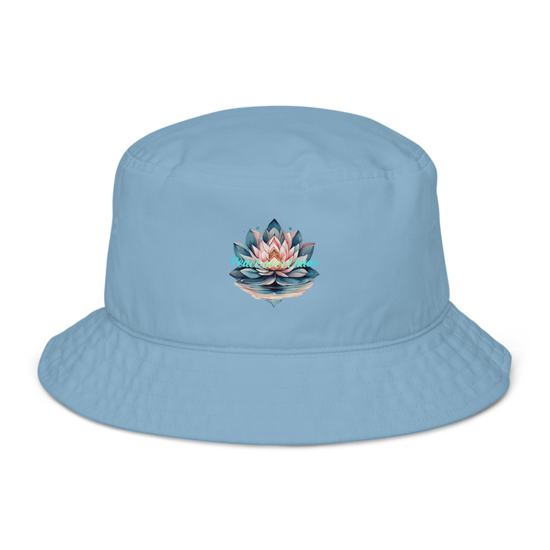 Peace over Chaos organic bucket hat