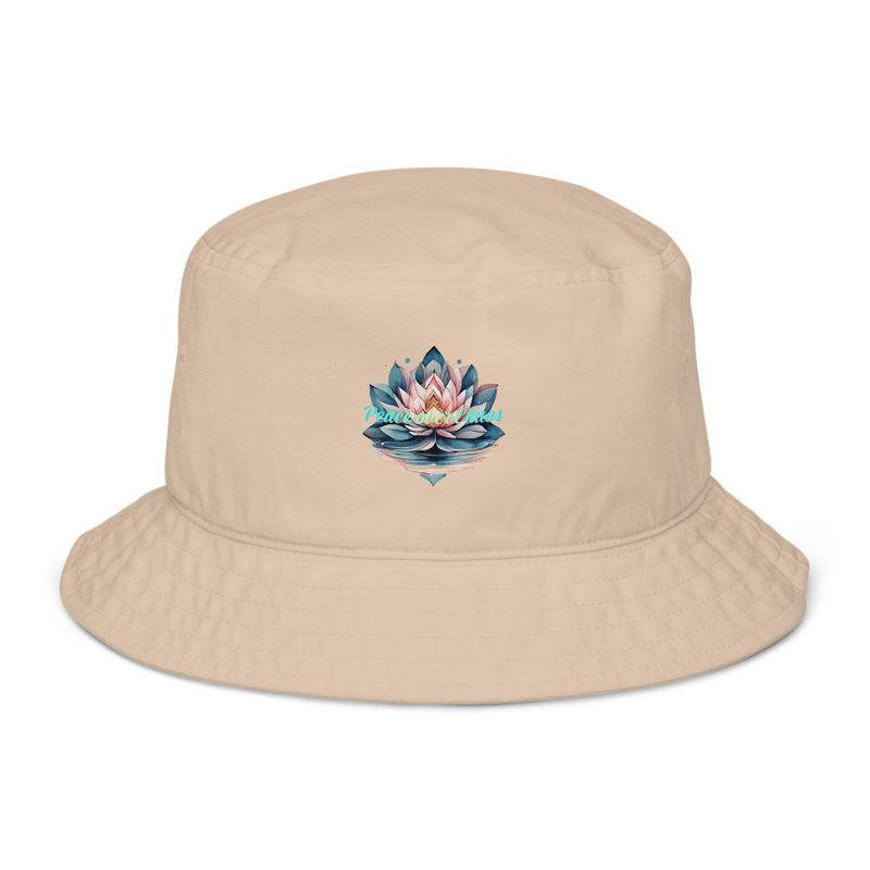 Peace over Chaos organic bucket hat